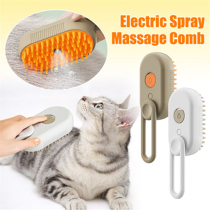 Piczat™ 3-in-1 Pet Spa Brush— Groom, Massage & Hydrate in One