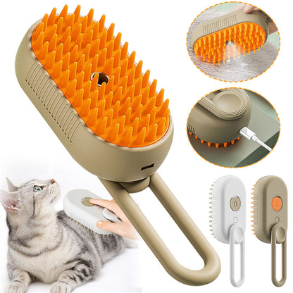 Piczat™ 3-in-1 Pet Spa Brush— Groom, Massage & Hydrate in One