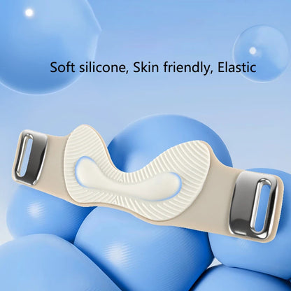 New Silicone Patella Band Sports Knee Pads, 3D Airbag Support Fixed Protect Knee Anti Slip Patella Tendon Knee Straps Adjustable