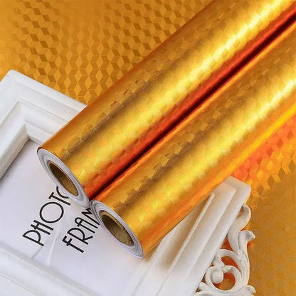Kitchen Countertop Oil-Proof Sticker, Waterproof Self-Adhesive High-Temperature Resistant Kitchen Stove Sticker, Wallpaper Suitable for Countertops, Drawers, and Cabinets