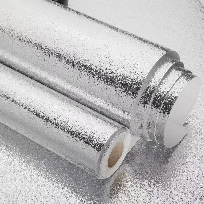 Kitchen Countertop Oil-Proof Sticker, Waterproof Self-Adhesive High-Temperature Resistant Kitchen Stove Sticker, Wallpaper Suitable for Countertops, Drawers, and Cabinets