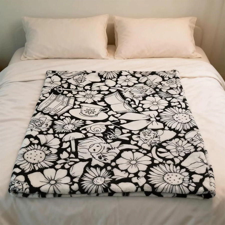 DIY Velvet Coloring Blanket with Washable Markers