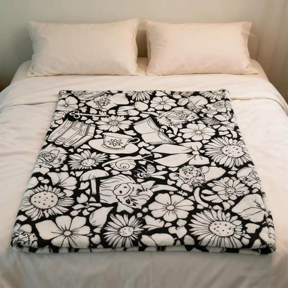DIY Velvet Coloring Blanket with Washable Markers