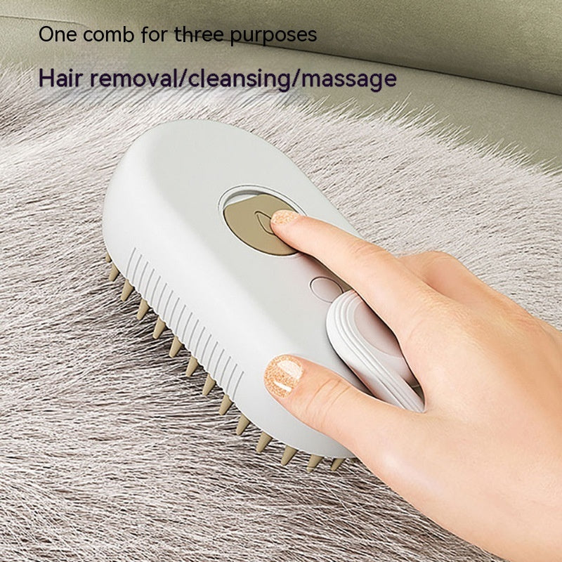 Piczat™ 3-in-1 Pet Spa Brush— Groom, Massage & Hydrate in One