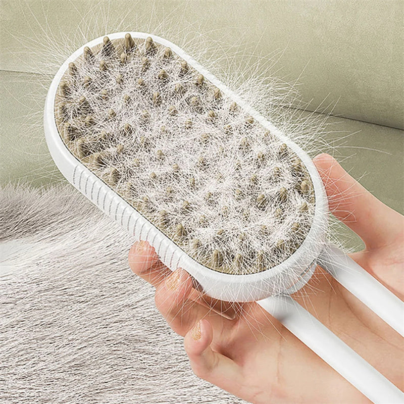 Piczat™ 3-in-1 Pet Spa Brush— Groom, Massage & Hydrate in One